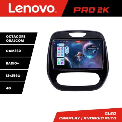 Navigáció Renault Captur 2013-2020 Android rádió gps internet 8 magos QLED 2K 12+256 360 Lenovo