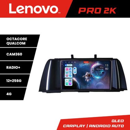 Navigáció Bmw F10 NBT 2012-2016 Android rádió bluetooth internet 8 magos QLED 2K 12+256 360 Lenovo