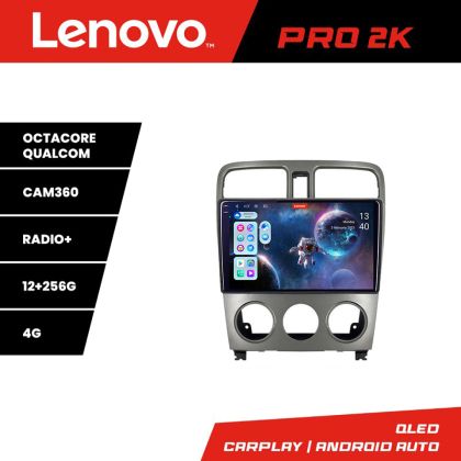 Navigáció Subaru Forester 2004-2008 Lenovo Kit-FORESTER 8 magos QLED 2K 12+256 360 Android Waze USB Internet Navigáció Youtube Rádió