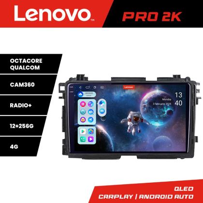 Navigatie Honda HR-V 2013-2018 Android radio gps internet 8 core QLED 2K 12+256 360 Lenovo