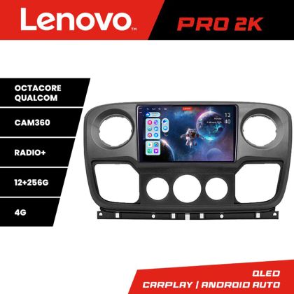 Navigatie Opel Movano, Renault Master 2010-2021 Android radio gps internet 8 core QLED 2K 12+256 360GB 4-Core Lenovo v1