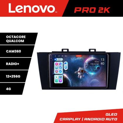 Navigáció Subaru Outback 2014-2019 vagy Subaru XV 2017-2018 Lenovo Kit-OUTBACK5 8 magos QLED 2K 12+256 360 Android Waze USB Internet Navigáció Youtube Rádió