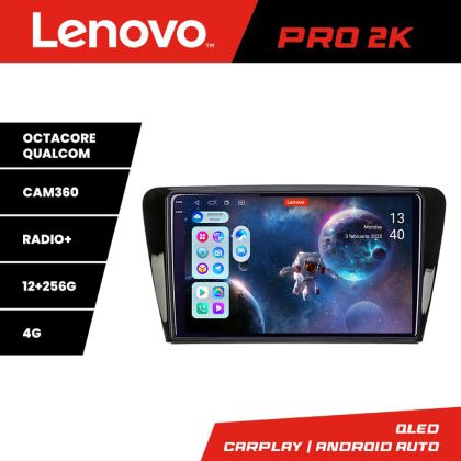 Navigáció Skoda Rapid Seat Toledo 2013+ Android rádió gps internet 8 magos QLED 2K 12+256 360 Lenovo