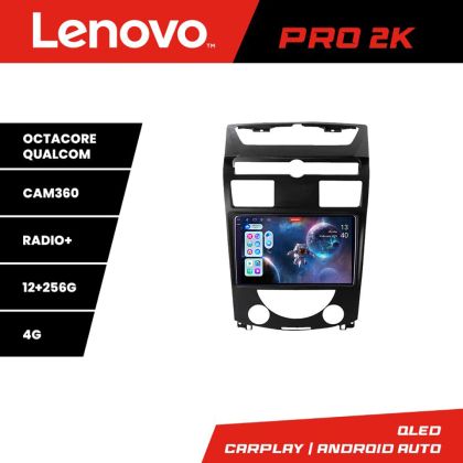 Navigáció Ssang Yong Rexton 2006-2013 Lenovo Kit-rexton07 8 magos QLED 2K 12+256 360 Android Waze USB Internet Navigáció Youtube Rádió