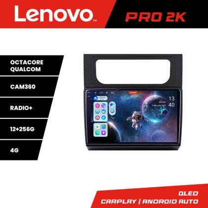 VW Touran 2010-2016 Lenovo Kit-touran3 navigáció 8 magos QLED 2K 12+256 360 Android Waze USB internet navigáció Youtube rádió