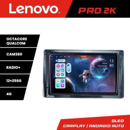 Navigáció Toyota 2DIN Lenovo Kit-TY2DIN 8 magos QLED 2K 12+256 360 Android Waze USB Internet Navigáció Youtube Rádió