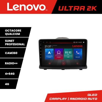 Navigáció Opel Antara Lenovo Kit-019 8 magos QLED Qualcomm 4+64 360 Android Waze USB Internet Navigáció Youtube Rádió
