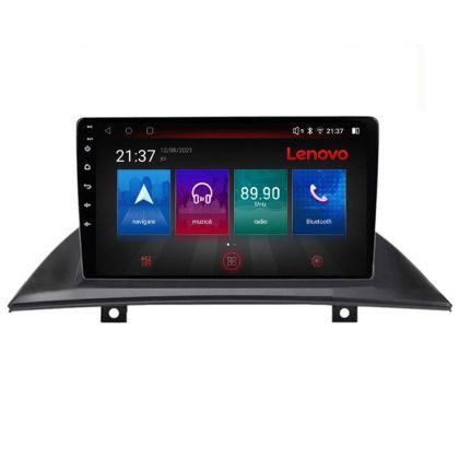 Navigáció BMW X3 2004-2012 Lenovo Kit-083 8 magos QLED Qualcomm 4+64 360 Android Waze USB Internet Navigáció Youtube Rádió