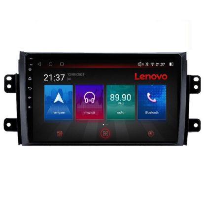 Navigáció Suzuki SX4 2006-2013 Lenovo Kit-124 8 magos QLED Qualcomm 4+64 360 Android Waze USB internet navigáció Youtube rádió