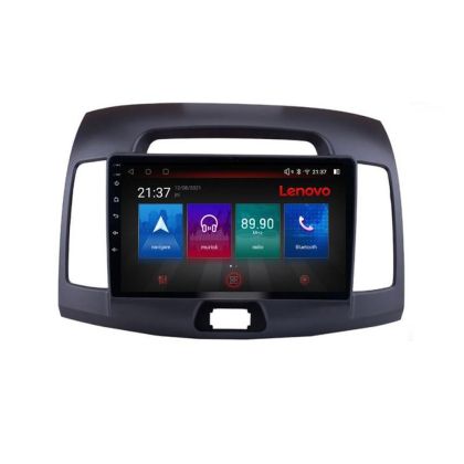 Navigáció Hyundai Elantra 2007-2011 Lenovo Kit-2009 8 magos QLED Qualcomm 4+64 360 Android Waze USB Internet Navigáció Youtube Rádió