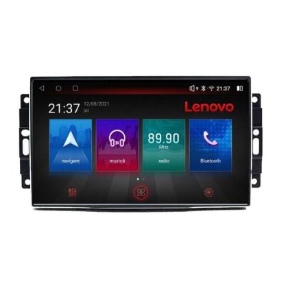 Navigáció Chrysler Jeep Lenovo Kit-202 8 magos QLED Qualcomm 4+64 360 Android Waze USB Internet Navigáció Youtube Rádió v1