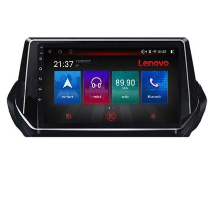 Navigatie Peugeot 2008 2020- Android radio gps internet 8 core QLED Qualcomm 4+64 360 Lenovo