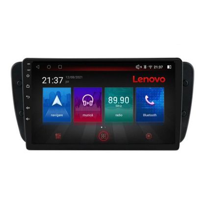 Navigáció Seat Ibiza 2008-2014 Lenovo Kit-246 8 magos QLED Qualcomm 4+64 360 Android Waze USB Internet Navigáció Youtube Rádió