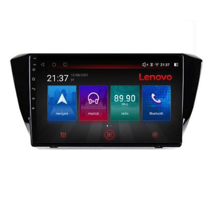 Navigáció Skoda Superb 3 2015-2017 Lenovo Kit-932 8 magos QLED Qualcomm 4+64 360 Android Waze USB Internet Navigáció Youtube Rádió