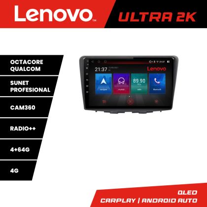 Navigáció Suzuki Baleno Lenovo Kit-baleno 8 magos QLED Qualcomm 4+64 360 Android Waze USB Internet Navigáció Youtube Rádió