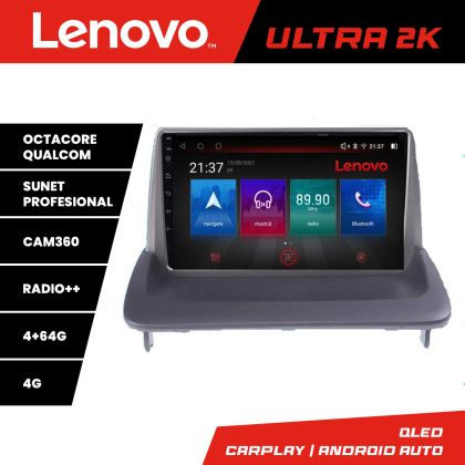 Navigáció Volvo C40 C30 S40 C70 V50 Lenovo Kit-C40 8 magos QLED Qualcomm 4+64 360 Android Waze USB Internet Navigáció Youtube Rádió