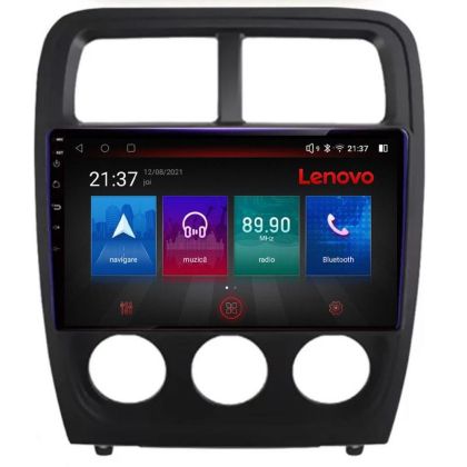 Navigatie Dodge Caliber 2010-2012 Lenovo Kit-CALIBER 8 core QLED Qualcomm 4+64 360 Android Waze USB Navigatie Internet Youtube Radio