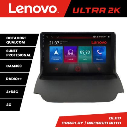Navigáció Ford Ecosport 2017 - Lenovo Kit-ECOSPORT 8 magos QLED Qualcomm 4+64 360 Android Waze USB Internet Navigáció Youtube Rádió
