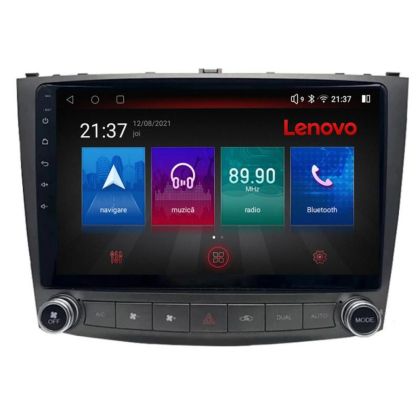 Navigáció Lexus IS 2005-2011 Lenovo Kit- IS 8 magos QLED Qualcomm 4+64 360 Android Waze USB Internet Navigáció Youtube Rádió