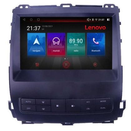 Navigáció Toyota Prado J120 2002-2009 Lenovo Kit-j120 8 magos QLED Qualcomm 4+64 360 Android Waze USB Internet Navigáció Youtube Rádió v1