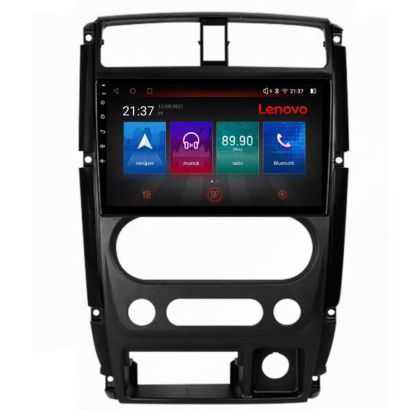 Navigáció Jimny 2007-2016 Lenovo Kit-JIMNY07 8 magos QLED Qualcomm 4+64 360 Android Waze USB Internet Navigáció Youtube Rádió