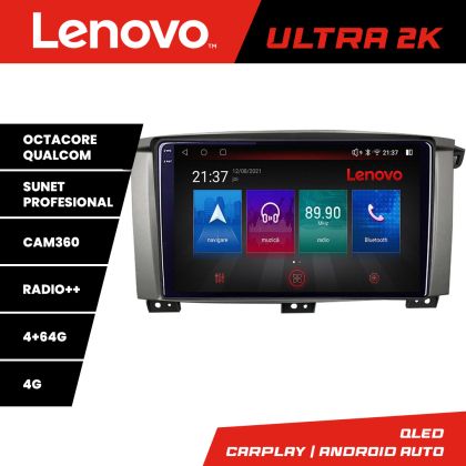 Navigáció Toyota Land Cruiser L100 2002-2006 Android rádió gps internet 8 magos QLED Qualcomm 4+64 360 Lenovo