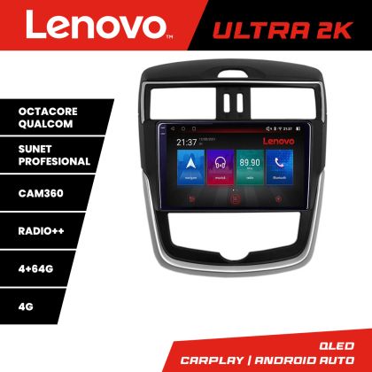 Navigáció Nissan Pulsar 2014-2018 Android rádió gps internet 8 magos QLED Qualcomm 4+64 360 Lenovo