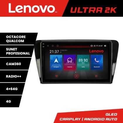 Navigáció Skoda Rapid Seat Toledo 2013+ Android rádió gps internet 8 magos QLED Qualcomm 4+64 360 Lenovo