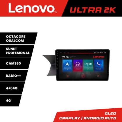 Navigáció Mercedes C W204 NTG4.5 2012-2015 8 magos QLED Qualcomm 4+64 360 Android Waze USB Internet Navigáció Youtube Rádió Lenovo