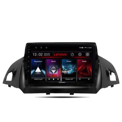 Navigáció Ford Kuga 2013-2017 Lenovo Kit-362 8 magos QLED 2K 8+256 360 Android Waze USB Internet Navigáció Youtube Rádió