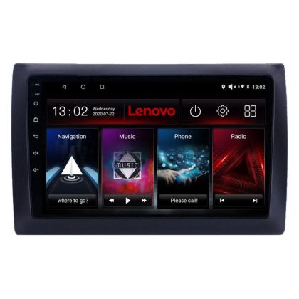 Navigáció Fiat Stilo Lenovo Kit-STILO 8 magos QLED 2K 8+256 360 Android Waze USB Internet Navigáció Youtube Rádió