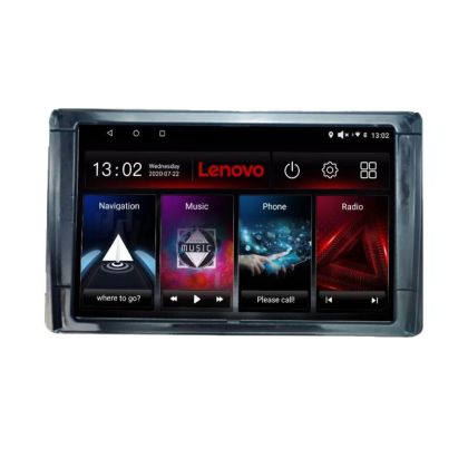 Navigáció Toyota 2DIN Lenovo Kit-TY2DIN 8 magos QLED 2K 8+256 360 Android Waze USB Internet Navigáció Youtube Rádió