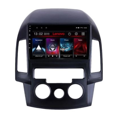 Navigatie Hyundai I30 2009-2012 clima manuala Lenovo Kit-I30AC 4+64 GB Android Waze USB Navigatie Internet Youtube Radio