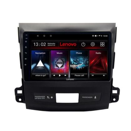 Navigatie Mitsubishi Outlander 2010 Lenovo Kit-056 8 core 6+128 GB Android Waze USB Navigatie Internet Youtube Radio
