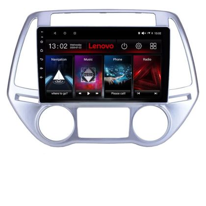 Navigatie Hyundai I20 2011-2014 manual si automat Android radio gps internet 8 core 6+128 Lenovo