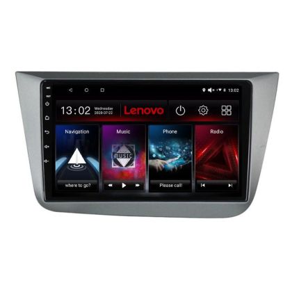 Navigáció Seat Leon 2005-2012 Lenovo Kit-leon05 8 magos 6+128 GB Android Waze USB Internet Navigáció Youtube Rádió