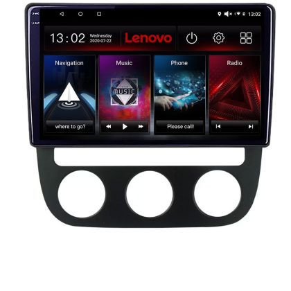 Navigáció VW Golf 5 2004-2010 automata klíma Android rádió gps internet 8 magos QLED 2K 8+256 360 Lenovo
