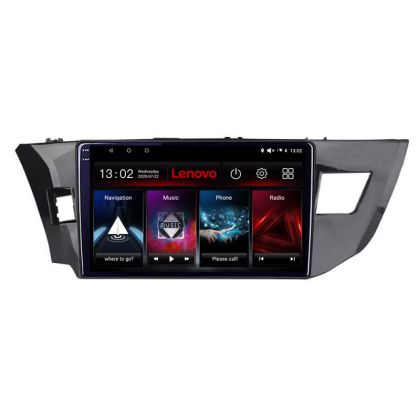 Navigáció Toyota Corolla 2013-2017 Lenovo Kit-470 4+64 GB Android Waze USB Internet Navigáció Youtube Rádió