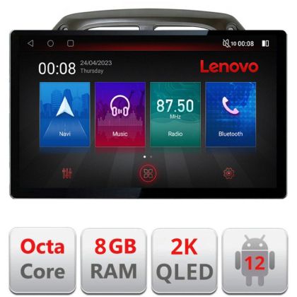 Navigáció Toyota Rav 4 2000-2004, 2K QLED 13"-os képernyő, Octacore, 8 GB RAM, 128 GB HDD, 4G, 360°, DSP, Carplay, Bluetooth