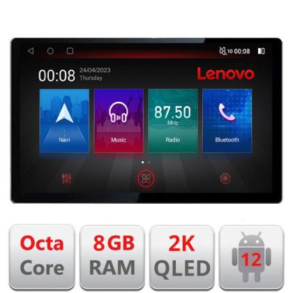 Navigatie Toyota Land Cruiser L100 2002-2006, Ecran 2K QLED 13",Octacore,8Gb RAM,128Gb Hdd,4G,360,DSP,Carplay,Bluetooth