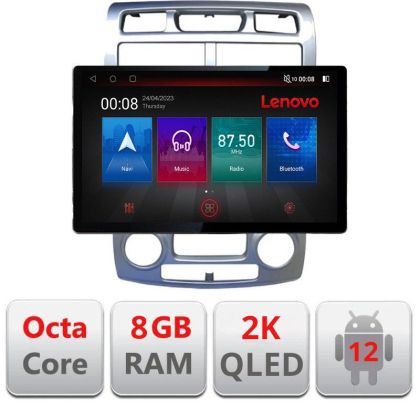 Navigatie Kia Sportage 2005-2007 N-0023 ecran 13" 2K 8+128 Android Waze USB Navigatie 4G 360 Toslink Youtube Ra