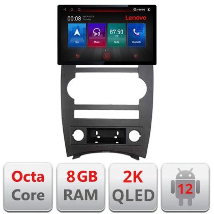 Navigatie Jeep Commander, Ecran 2K QLED 13",Octacore,8Gb RAM,128Gb Hdd,4G,360,DSP,Carplay,Bluetooth