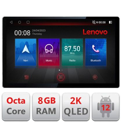 Navigáció Peugeot Bipper, Citroen Nemo, Fiat Qubo 2008-2017, 2K QLED 13"-os képernyő, Octacore, 8 GB RAM, 128 GB HDD, 4G, 360°, DSP, Carplay, Bluetooth EDT-E513-PRO