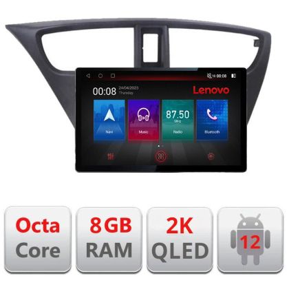 Navigatie Honda Civic 2012-2016 N-CIVIC ecran 13" 2K 8+128 Android Waze USB Navigatie Internet Youtube Radio
