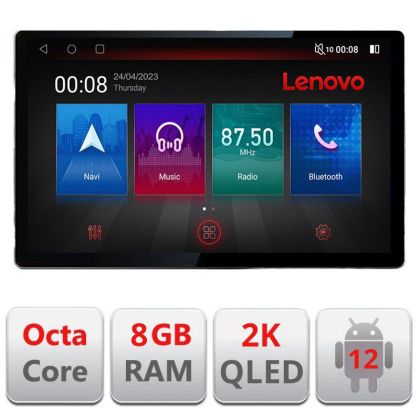 Navigáció Toyota Verso 2010-2016 N-133 képernyő 13" 2K 8+128 Android Waze USB navigáció 4G 360 Toslink Youtube Rad