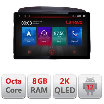 Navigatie Hyundai Elantra 2007-2011 N-2009 ecran 13" 2K 8+128 Android Waze USB Navigatie 4G 360 Toslink Youtube