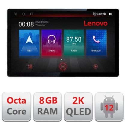 Navigáció Kia Carens 2013-2018 N-2023 képernyő 13" 2K 8+128 Android Waze USB navigáció 4G 360 Toslink Youtube Rádió