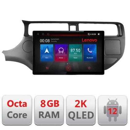 Navigáció Kia Rio 2011-2013 N-204 képernyő 13" 2K 8+128 Android Waze USB navigáció 4G 360 Toslink Youtube Rádió KI