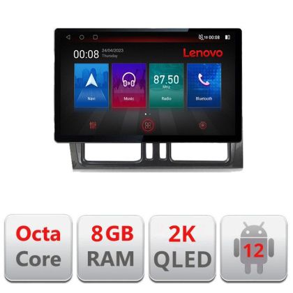 Dedikált navigáció Volvo XC60 N-272 Lenovo képernyő 13" 2K 8+128 Android Waze USB navigáció 4G 360 Toslink Youtube Rádió KIT-272+E