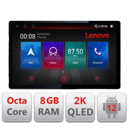 Navigáció Peugeot 307 N-307 képernyő 13" 2K 8+128 Android Waze USB navigáció 4G 360 Toslink Youtube Rádió KIT-307+